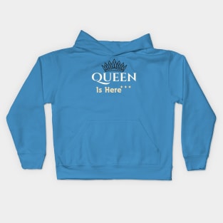 Queen Is Here Kids Hoodie